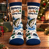 Personalized Lucky Fishing Socks – Custom Name 3D Effect Socks Gift for Fisherman CH07 180840