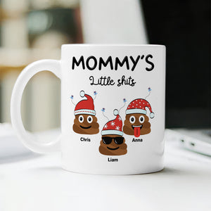 Personalized Mommy’s Little Shits Mug – Funny Christmas Gift for Mom CH07 896324