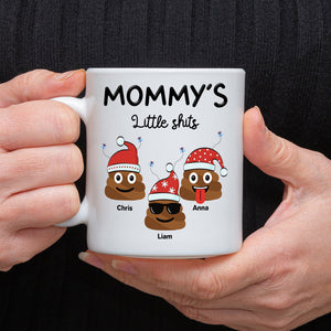 Personalized Mommy’s Little Shits Mug – Funny Christmas Gift for Mom CH07 896324