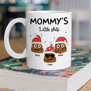 Personalized Mommy’s Little Shits Mug – Funny Christmas Gift for Mom CH07 896324