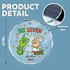 Personalized Funny ‘Six Seven’, Holiday Glass Xmas Decor Glass Ornament HA75 898306