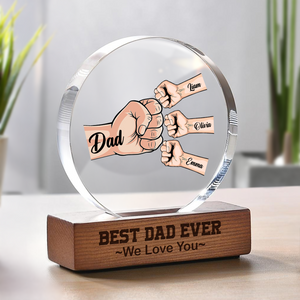 Best Dad Ever We Love You Acrylic Frame Block TH10 894057