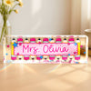 Personalized Teacher Acrylic Desk Name Plate Back to School Teacher Gift CH07 180026