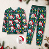 Custom Photo Dog With Colorful Christmas Lights Sleepwear HO82 900028