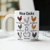 Personalized Nice Cocks Coffee Mug Naughty Valentine's Day Funny Gift for Men Husband Boyfriend CH07 899752
