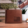 USA 250th Anniversary Engraved Leather Wallet Patriotic Gift For Men, Dad, Boyfriend CH07 910428