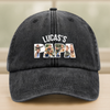 Upload Photo Kid Dad Washed Denim Baseball Cap HA75 892506
