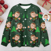 Custom Face Xmas Elves Cardigan Gift For Family HO82 900270