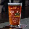 Custom Photo Funny Dad Acronym Beer Glass, Joke Gift for Dad, Father's Day LM32 669083