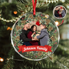 Custom Family Crystal Photo - Personalized Glass Ornament For Christmas TH10 894829