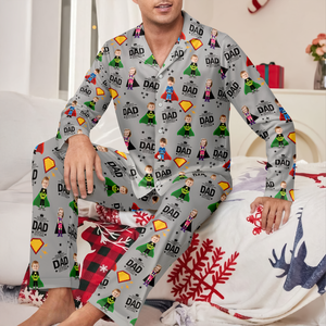 Custom Face Kid Best Mom Ever, Best Dad Ever Pajamas HA75 892878