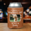 Custom Dog Cat Photo Happy Pawther’s Day Can Cooler Holder HA75 892554