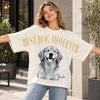 Personalized Vintage Photo Best Dog Dad, Dog Mom Ever Shoulder to Shoulder Comfort Shirt HA75 919562