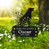 Custom Name Forever Loved Dog Grave Marker - Personalized Pet Memorial Garden Stake HO82 902186