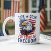 America Semiquincentennial 250 Years Of Freedom White Mug CH07 896702