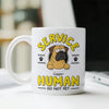 Service Human, Do Not Pet Personalized White Mug For Dog Lovers CH07 895638