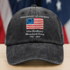 Custom Descendant of a Patriot Heritage Washed Denim Baseball Cap LM32 895549