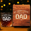My Favorite People Call Me Papa Engraved Whiskey Glass Set with Wooden Box HA75 898036