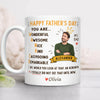 Custom Photo Funny Dad Acronym Mug, Joke Gift for Dad, Father's Day LM32 669085