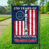 Custom Family Name 250 Years Of Freedom Garden Flag Patriotic Decor CH07 910130