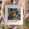 Custom Photo Van Gogh Style Art Ring Dish Valentine's Day Gift For Couple HO82 901112