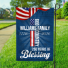 American Patriotic Flag, 250 Years of Blessing God 1776 2026 Garden Flag HA75 898776