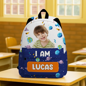 Custom Photo Mermaid Unicorn Dinosaur Astronaut Backpack Personalized Back To School Gift For Kids HA75 892676