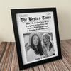 Custom Photo Bestie Time Here's To Another Year Of Us Newspaper Picture Frame LM32 895437