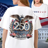 Freedom USA Eagles 250th Anniversary 1776-2026 Bright Front And Back Shirt LM32 899047