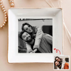 Custom Photo Jewelry Dish Gift For Couple TH10 896543
