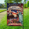 Custom Family Name USA 250th Anniversary Garden Flag LM32 897965