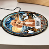 Custom Photo and Name Dog Cat Memorial Stained Glass Suncatcher Pet Loss Gift HA75 897054