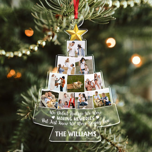 Custom Family Photo We Just Knew We're Having Fun Christmas Acrylic Ornament LM32 895901