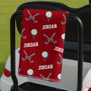 Golf Custom Name - Personalized Golf Towel Gift For Golf Lovers HA75 892590