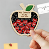 Personalized Thank You Teacher Acrylic Apple Shaking Magnet Gift From Student HO82 894264