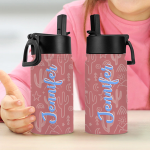 Custom Name Water Bottle With Straw For Kids TH10 894127
