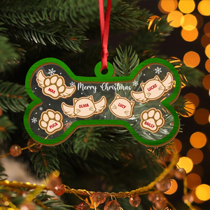 Custom Dog Cat Bone Christmas Shaker Ornament Dog Cat In Heaven Ornament CH07 896926