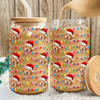 Custom Photo Dog Cat With Colorful Christmas Lights Glass Can With Lid For Dog Cat Lovers HA75 898328