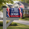 Custom 250 Years USA 250th Birthday 1776-2026 Eagle Mailbox Cover Gift for Family HA75 898946