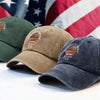 Personalized Name Descendant Of A Patriot Washed Denim Baseball Cap LM32 895545