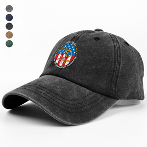 Free For 250 Years And Will Remain Free Washed Denim Baseball Cap LM32 895153