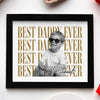 Personalized Vintage Photo Best Dad, Mom Ever Picture Frame HA75 921452