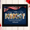 Upload Photo Happy Mother's Day US Flag Picture Frame HA75 898978
