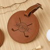 Personalized Leather Golf Bag Tag Gift with Golf Tees, Personalized Leather Golf Bag Tag Gift with Golf Tees, Gift for Golfer HO82 900814