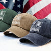 250 Years USA 250th Birthday 1776-2026 Eagle Flag Washed Denim Baseball Cap HO82 894572