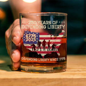 250 Years Of Defending Liberty Whiskey Glass TH10 894685