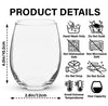 Personalized Admit It! Life Would Be Boring Without Me Dog Wine Glass LM32 893347