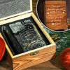 I Love You For Who You Are Couple Personalized Engraved Whiskey Glass Set with Wooden Box HA75 898038