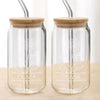 Custom Name With Birth Flower Engraved Glass Can With Lid HO82 894368