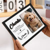 Custom Pet Photo Wooden Memorial Plaque, Gift For Dog And Cat Lovers HO82 894320
